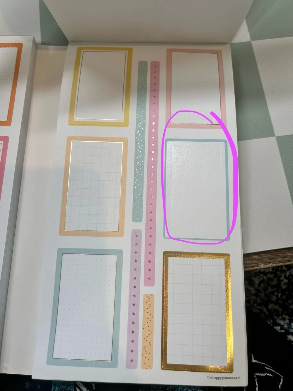 The Happy Planner Rainbow Sticker Book with 1985 pcs- 100 sheets of stickers!